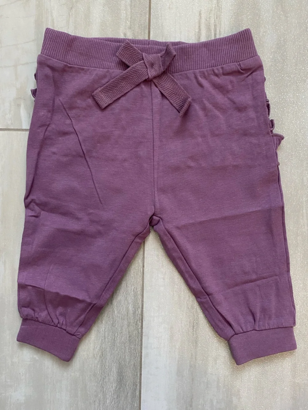 NWT RuffleButts Enchanted Rainbow Stripe Long Sleeve Top & Jogger Set girls 3-6M